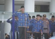 Pj Sekda Pesisir Barat Selaku Insfektur Upacara Paripurna Bulanan